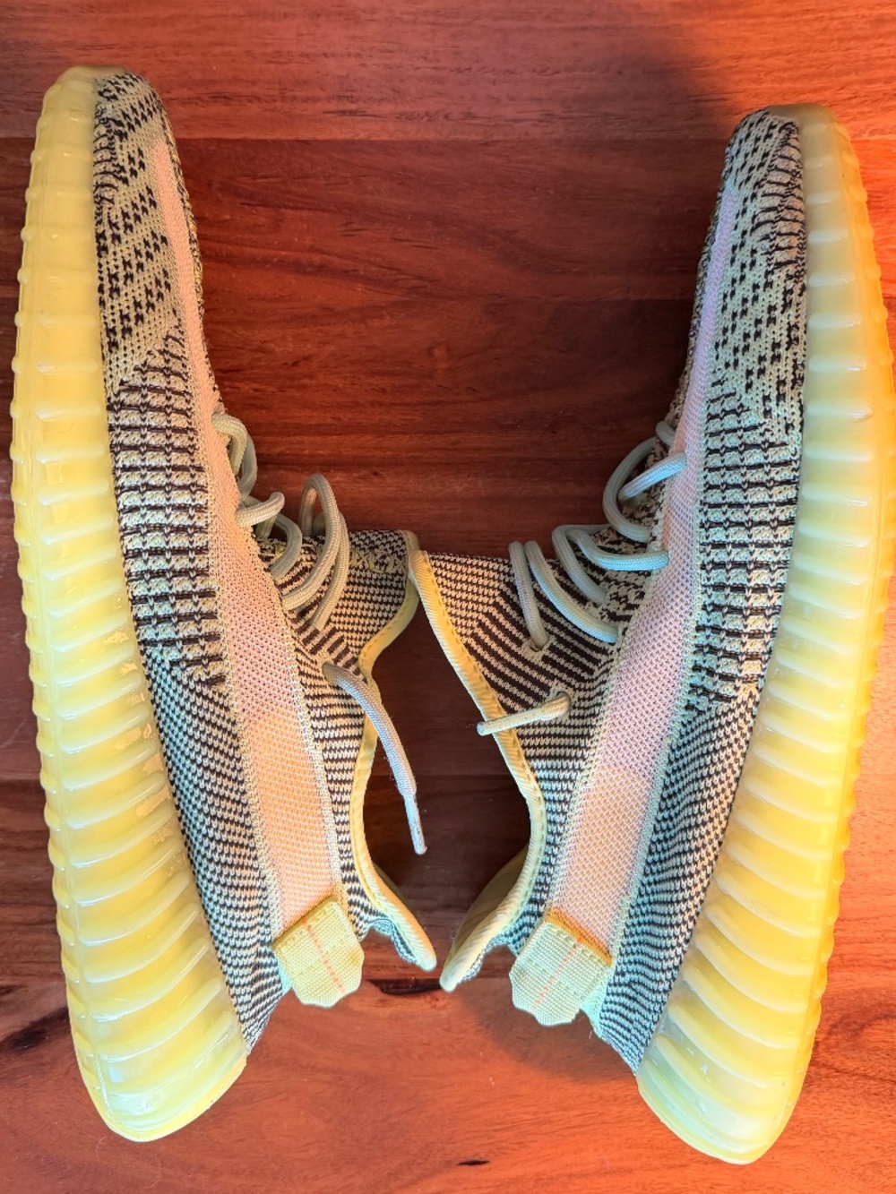 watermelon Yeezy shoes